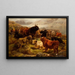 Bétail des Highlands - William R.C. Watson — oprawiony obraz na ścianie
