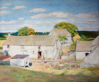 William Rothenstein - Oakridge Farm  Late Summer.webp
