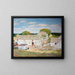 Zamknięty w Oakridge pod koniec lata - William Rothenstein — oprawiony obraz na ścianie