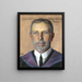 Arthur T. Hadley B. A. 1876 Prezydent Uniwersytetu Yale 1899-1921 - William Sergeant Kendall — oprawiony obraz na ścianie
