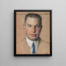 Chauncey B. Tinker B. A. 1899 Profesor angielskiego 1914 - William Sergeant Kendall — oprawiony obraz na ścianie