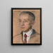 Clive Day B. A. 1892 Profesor ekonomii politycznej 1907 - William Sergeant Kendall — oprawiony obraz na ścianie