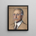 Richard Swann Lull Dyrektor Muzeum Peabody 1922 - William Sergeant Kendall — oprawiony obraz na ścianie