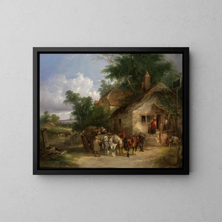 William Shayer - A Halt at the Inn.webp