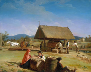 La fabrication du cidre - William Sidney Mount — widok dzieła
