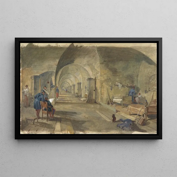 William Simpson - Interior of Fort Nicholas Sebastopol Crimea.webp