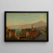 Wulkan Etna z Taorminy - William Stanley Haseltine — oprawiony obraz na ścianie