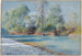 Rzeka Traunstein na drodze do Empfing Bawaria - William Stanley Haseltine — widok dzieła