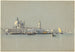 Widok przez kanał Giudecca na Salute i dzwonnicę San Marco - William Stanley Haseltine — widok dzieła
