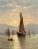 Scena portowa - William Torgerson — widok dzieła