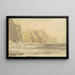 Zamku Baldart, Kilkee, hrabstwo Clare, Irlandia - William Trost Richards — oprawiony obraz na ścianie