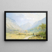 Franconia Notch New Hampshire - William Trost Richards — oprawiony obraz na ścianie
