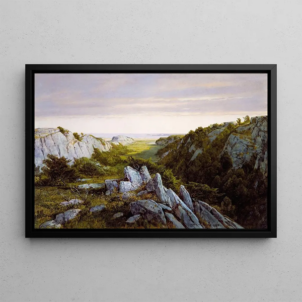 z Raju do Czyśćca Newport - William Trost Richards — oprawiony obraz na ścianie