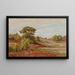 Krzewy borówek w Matunuck, Rhode Island - William Trost Richards — oprawiony obraz na ścianie