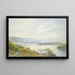Lac Squam i góry Sandwich - William Trost Richards — oprawiony obraz na ścianie