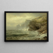 Côte rocheuse - William Trost Richards — oprawiony obraz na ścianie