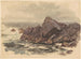 Marine z skałami - William Trost Richards — widok dzieła