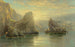 Zachód słońca na wyspach Szetland, Szkocja - William Trost Richards — widok dzieła