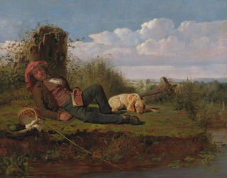 William Tylee Ranney - The Lazy Fisherman.webp