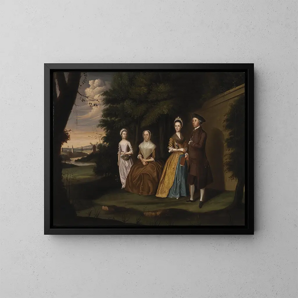 La famille Wiley - William Williams — oprawiony obraz na ścianie