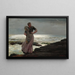 Jedno światło na morzu - Winslow Homer — oprawiony obraz na ścianie
