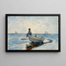 Chłopcy w dory - Winslow Homer — oprawiony obraz na ścianie
