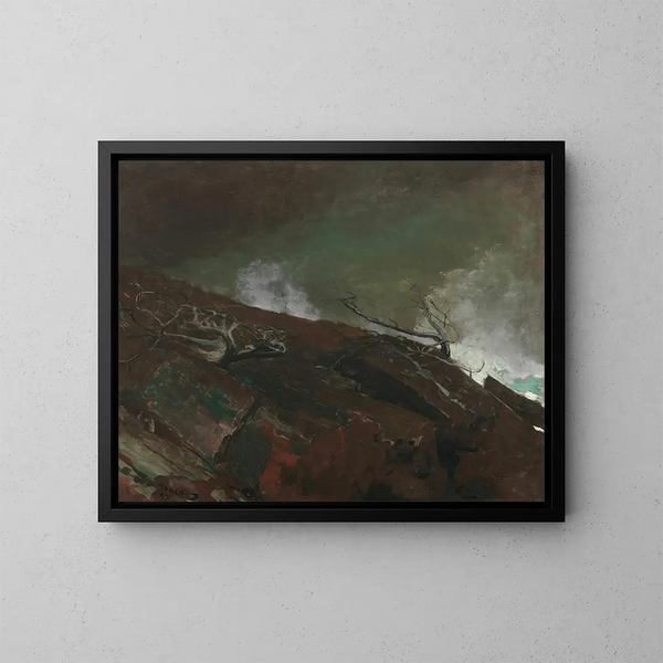 Côte du Maine - Winslow Homer — oprawiony obraz na ścianie