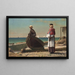 Papa arrive - Winslow Homer — oprawiony obraz na ścianie