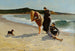 Głowa orła Manchester Massachusetts przypływ - Winslow Homer — widok dzieła