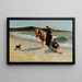 Głowa orła Manchester Massachusetts przypływ - Winslow Homer — oprawiony obraz na ścianie