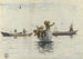 Cztery łodzie z dziećmi - Winslow Homer — widok dzieła