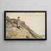 Dziewczyna niosąca kosz - Winslow Homer — oprawiony obraz na ścianie
