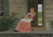 Dziewczyna czytająca na kamiennym ganku - Winslow Homer — widok dzieła
