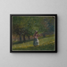 Dziewczyna z widłami do siana - Winslow Homer — oprawiony obraz na ścianie