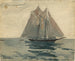 Schooner de Gloucester - Winslow Homer — widok dzieła