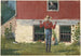 W ogrodzie Rustykajny dwór - Winslow Homer — widok dzieła