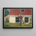 W ogrodzie Rustykajny dwór - Winslow Homer — oprawiony obraz na ścianie