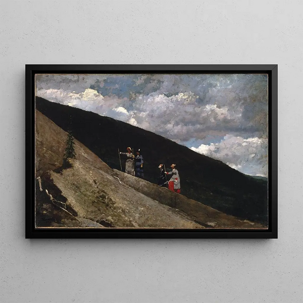W górach - Winslow Homer — oprawiony obraz na ścianie
