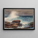 Morze wschodzące w Scarboro, Maine - Winslow Homer — oprawiony obraz na ścianie