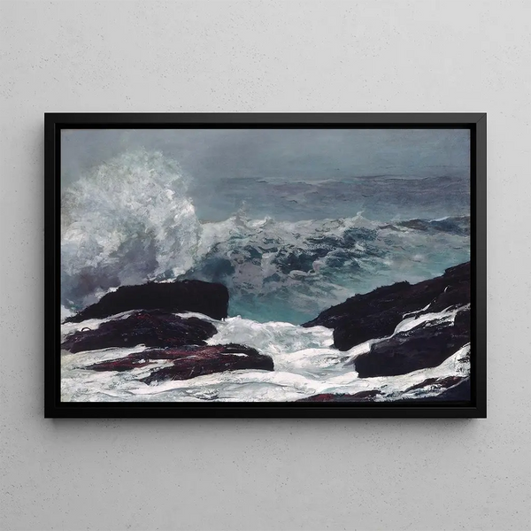 Côte du Maine - Winslow Homer — oprawiony obraz na ścianie