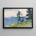 North Woods Club, Adirondacks: przerwana rozmowa - Winslow Homer — oprawiony obraz na ścianie