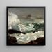 na osłoniętym wybrzeżu - Winslow Homer — oprawiony obraz na ścianie