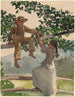 na płocie - Winslow Homer — widok dzieła