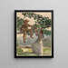 na płocie - Winslow Homer — oprawiony obraz na ścianie