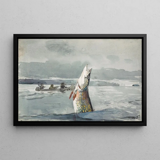Winslow Homer - Pike Lake St John Ouananiche Fishing.webp