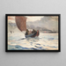 Powrót rybackich łodzi - Winslow Homer — oprawiony obraz na ścianie