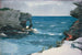 Rivage rocheux, Bermudy - Winslow Homer — widok dzieła