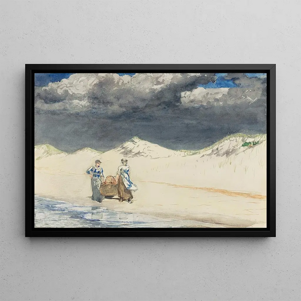 Piasek i niebo - Winslow Homer — oprawiony obraz na ścianie