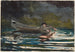 szkic dla psa i myśliwego - Winslow Homer — widok dzieła