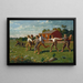 Attrape la balle - Winslow Homer — oprawiony obraz na ścianie